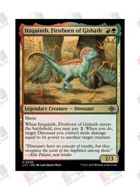 万智牌 基撒斯之后伊金斯 Itzquinth,Firstborn of Gishath 银 多