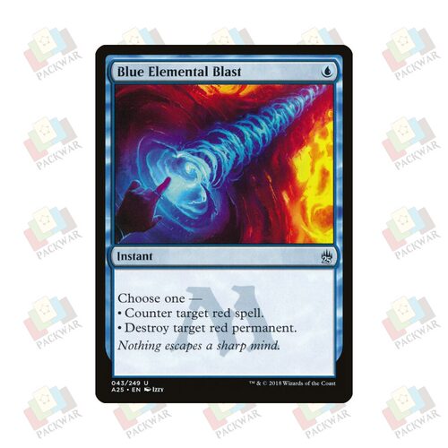 牌客窝 万智牌  蓝元素冲击波 Blue Elemental Blast 金 蓝