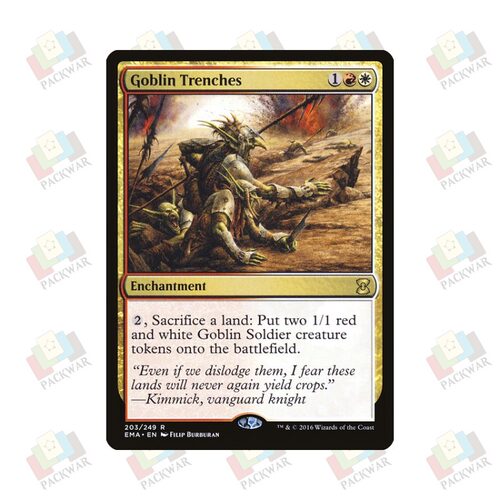 牌客窝 万智牌 鬼怪战壕 Goblin Trenches 金 多色