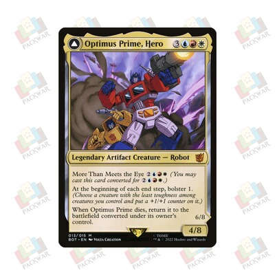 牌客窝 万智牌 无畏勇士擎天柱 Optimus Prime, Hero 秘稀 多色