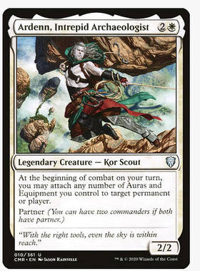 万智牌 无畏考古家亚德恩 Ardenn, Intrepid Archaeologist 银 白