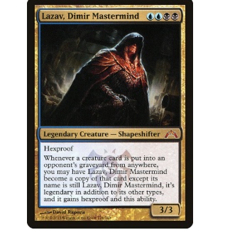 万智牌 底密尔首脑拉札夫  Lazav, Dimir Mastermind 秘稀 多色