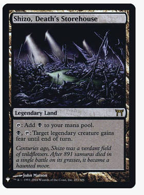 牌客窝 万智牌 死藏 Shizo, Death's Storehouse 金 地 闪