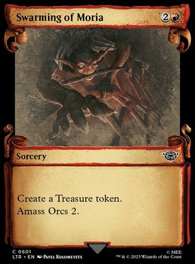 万智牌 万智牌  墨瑞亚拥袭 Swarming of Moria 铁 红