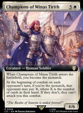 万智牌 米那斯提力斯斗士 Champions of Minas Tirith 金 白色