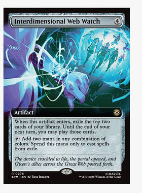 万智牌 维度之网手表 Interdimensional Web Watch 金 神器