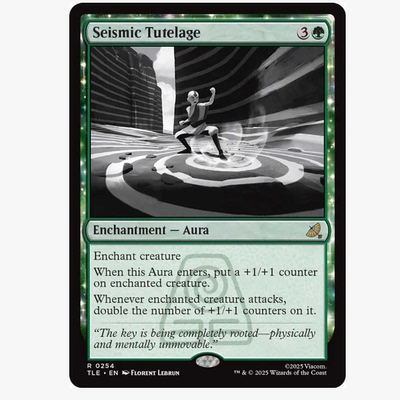 牌客窝 万智牌 土震监护 Seismic Tutelage 金 绿 闪