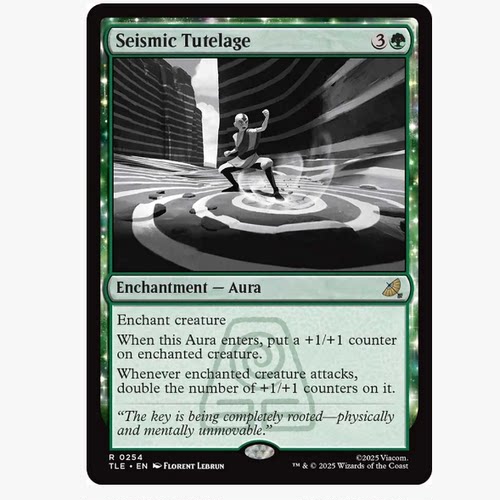 牌客窝 万智牌 土震监护 Seismic Tutelage 金 绿 闪