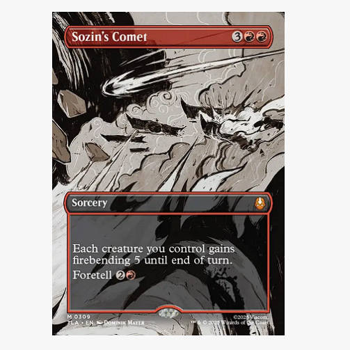 牌客窝 万智牌 苏进彗星 Sozin's Comet 秘稀 红色
