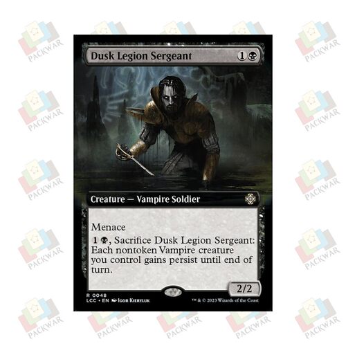 牌客窝 万智牌 暮影军团军士长 Dusk Legion Sergeant 金 黑 闪