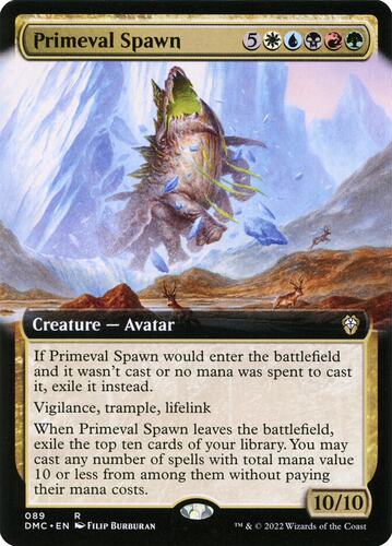 牌客窝 万智牌 太古后裔 Primeval spawn 金 多