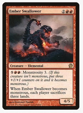 牌客窝 万智牌 吞烬怪 Ember Swallower 金 红