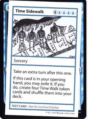 牌客窝 万智牌 时间行道 Time Sidewalk  金 蓝色