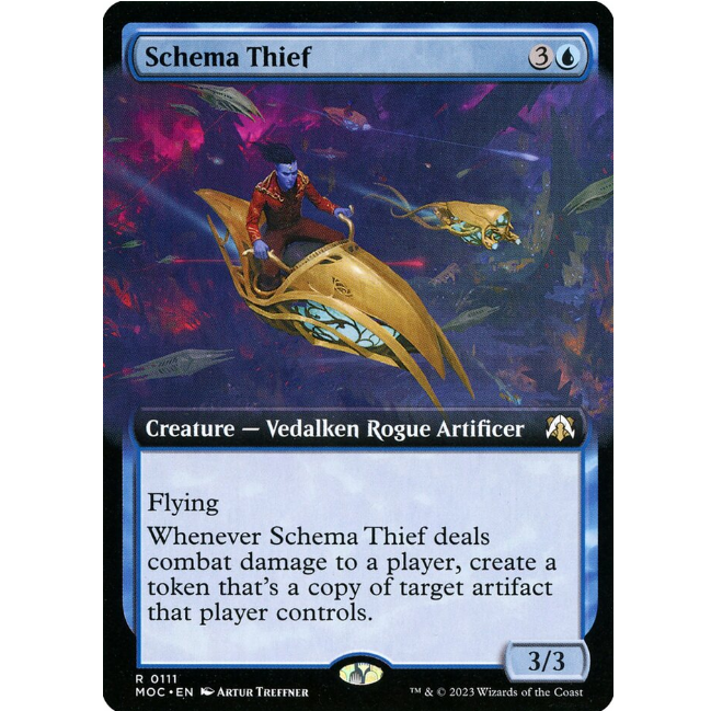 牌客窝 万智牌 图纸窃贼 Schema Thief 金 蓝