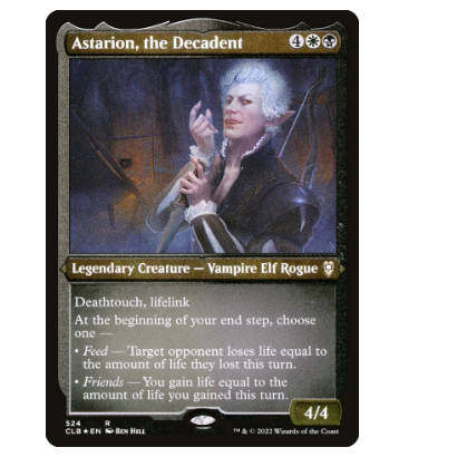 牌客窝 万智牌 颓废的阿斯代伦 Astarion, the Decadent 金 多色
