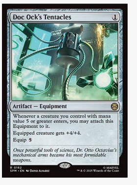 牌客窝 万智牌 章鱼博士的触手 Doc Ock's Tentacles 金 神器 闪