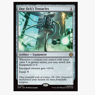 牌客窝 万智牌 章鱼博士的触手 Doc Ock's Tentacles 金 神器 闪