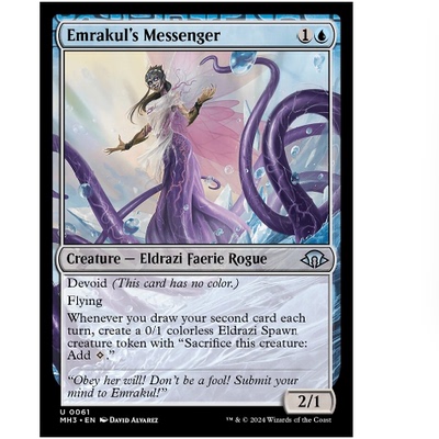 牌客窝 万智牌 伊莫库的信使 Emrakul's Messenger 银 蓝 闪