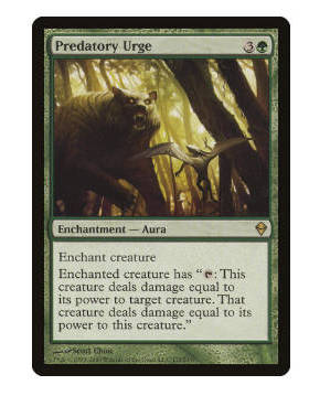 牌客窝 万智牌 掠食驱策 Predatory Urge 金 绿