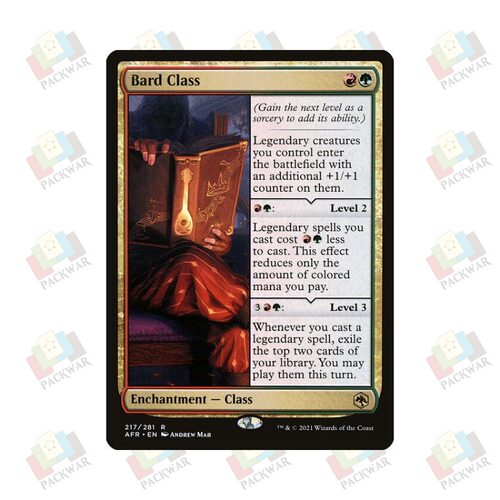 牌客窝 万智牌 职业：吟游诗人 Bard Class 金 多色 闪