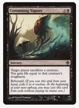 牌客窝 万智牌 化骨毒气 Consuming Vapors 金 黑