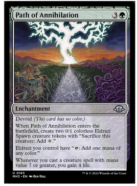 牌客窝 万智牌 歼灭径道 Path of Annihilation  银 绿色