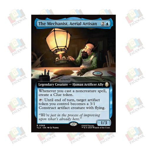 万智牌 飞天巧匠机械师 The Mechanist, Aerial Artisan 金 蓝 闪