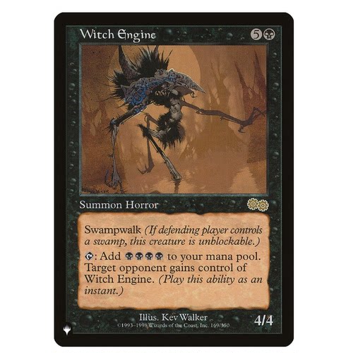 牌客窝 万智牌 女巫引擎 Witch Engine 金 黑