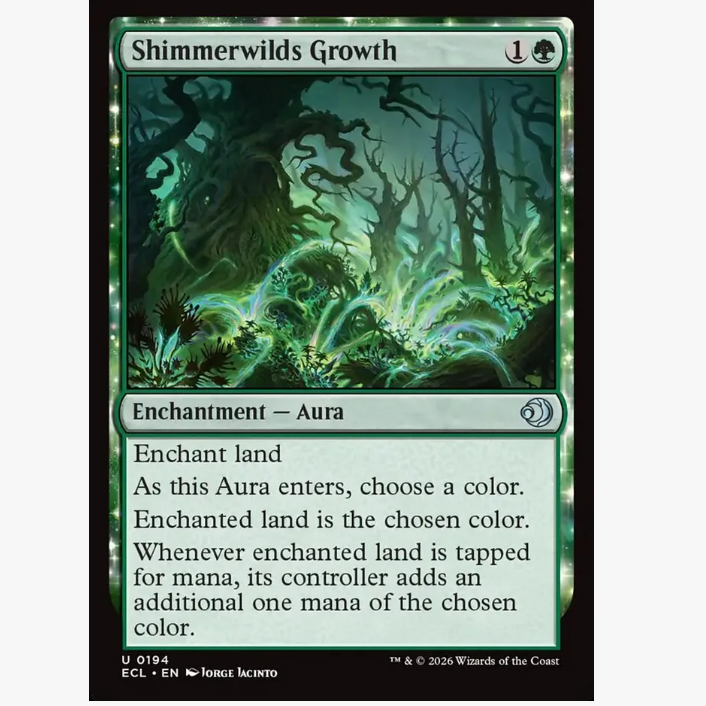 牌客窝 万智牌  烁野生长 Shimmerwilds Growth 银 绿色,节庆用品/礼品,创意礼盒/礼品套组,淘宝优惠券,粉丝福利购,淘宝优惠卷