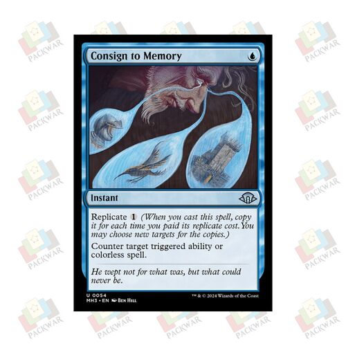 牌客窝 万智牌 托诸记忆 Consign to Memory 银 蓝