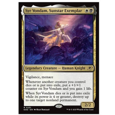 万智牌 辉星模范冯棠爵士 Syr Vondam, Sunstar Exemplar 金 多