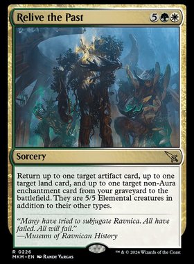 牌客窝  万智牌  重现过去 Relive the Past 金 多色