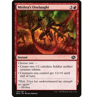 猛攻 Mishra 红 万智牌 闪 铁 米斯拉 Onslaught 牌客窝