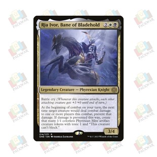 万智牌 锐锋城塞灾祸梨依沃 Ria Ivor, Bane of Bladehold 金 多