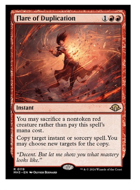 牌客窝 万智牌  复态眩闪  Flare of Duplication 金 红色