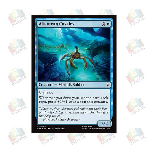 牌客窝 万智牌 亚特兰蒂斯骑兵 Atlantean Cavalry 铁 蓝 闪