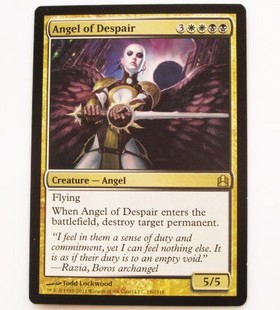 牌客窝 万智牌 绝望天使 Angel of Despair 金 多色