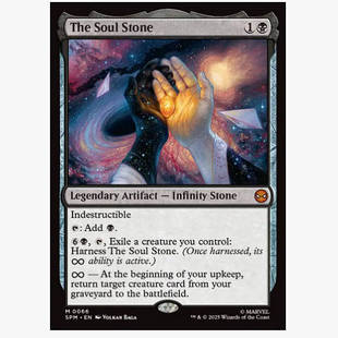 牌客窝 万智牌 灵魂宝石 The Soul Stone 秘稀 黑 闪