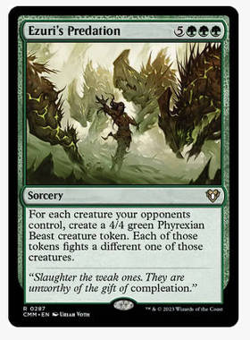 牌客窝 万智牌 伊祖黎的猎捕 Ezuri's Predation 金 绿