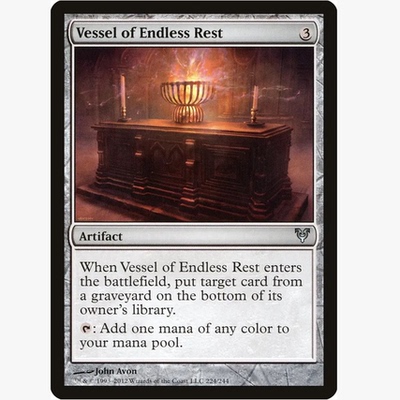牌客窝 万智牌  长眠之皿 Vessel of Endless Rest 银 神器