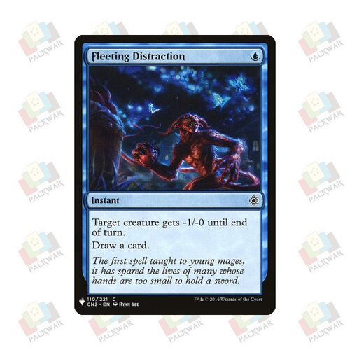 牌客窝 万智牌 飞掠扰神 Fleeting Distraction 铁 蓝 闪