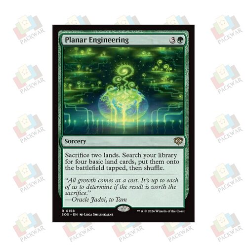 牌客窝 万智牌 时空工程 Planar Engineering 金 绿 闪