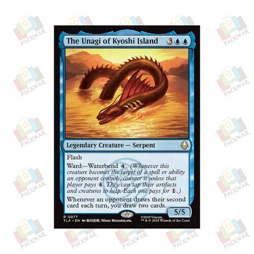 牌客窝 万智牌 虚子岛巨鳗 The Unagi of Kyoshi Island 金 蓝 闪