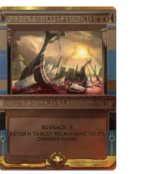 牌客窝 万智牌  倾覆  Capsize  金 蓝  宝藏闪