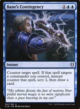 牌客窝 万智牌  班恩的触发术  Bane's Contingency 银 蓝