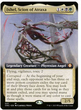 万智牌 亚崔夏赋使伊歇儿 Ixhel, Scion of Atraxa 秘稀 多色