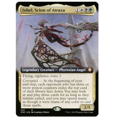 万智牌 亚崔夏赋使伊歇儿 Ixhel, Scion of Atraxa 秘稀 多色