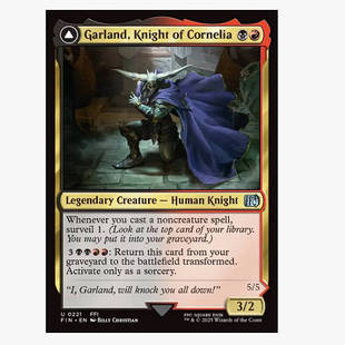 Knight Garland 科内利亚骑士加兰德 多 Cornelia 银 万智牌