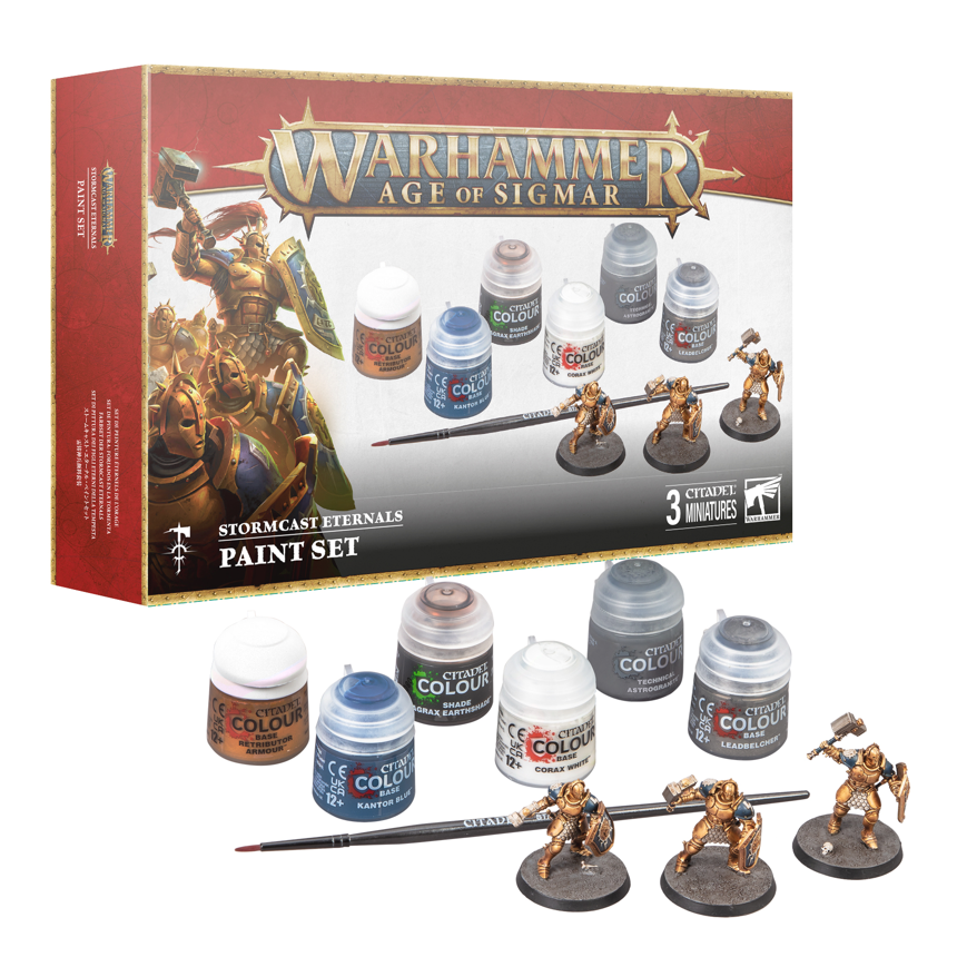 战锤  西格玛时代雷铸神兵颜料套装  Aos Stormcast Eternals