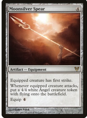 牌客窝 万智牌 月银长矛 Moonsilver Spear 金 神器 闪